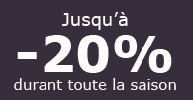 -20% durant toute la saison